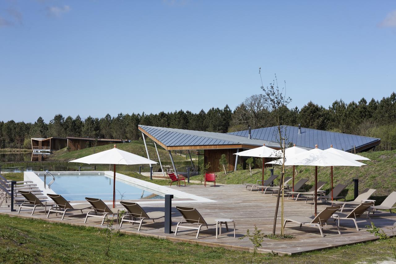 Les Echasses Golf & Surf Eco Lodge Saubion Exterior photo