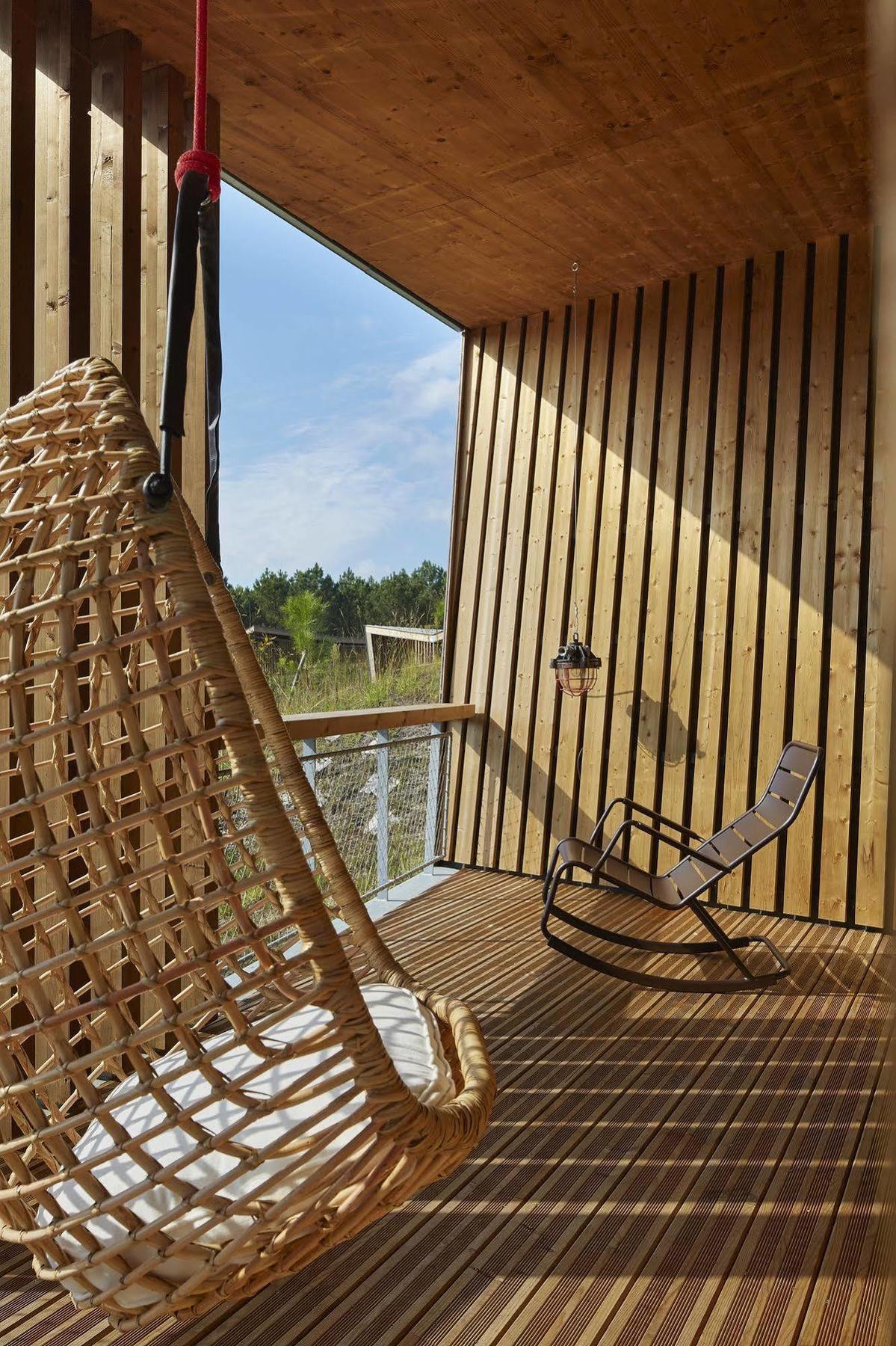 Les Echasses Golf & Surf Eco Lodge Saubion Exterior photo